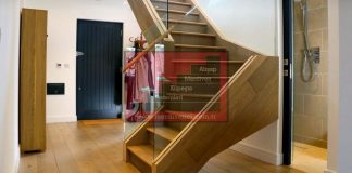 Demir Kaplama Ahşap Merdiven