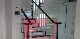 Beton Üzeri Ahşap Basamaklar